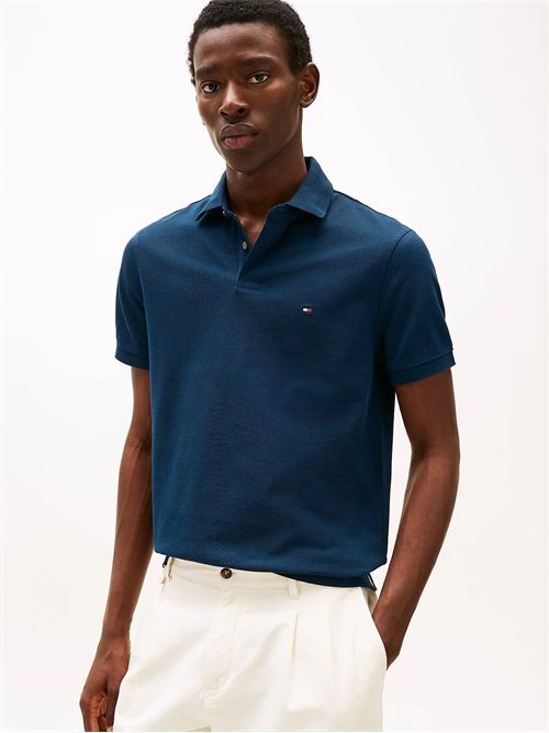 polo uomo blu notte TOMMY HILFIGER | MW0MW17770DAF